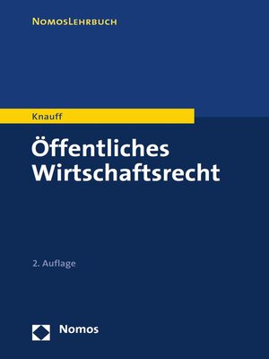 cover image of Öffentliches Wirtschaftsrecht